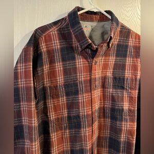Ridgecut - heavyweight Flannel Shirt - Red and Blue